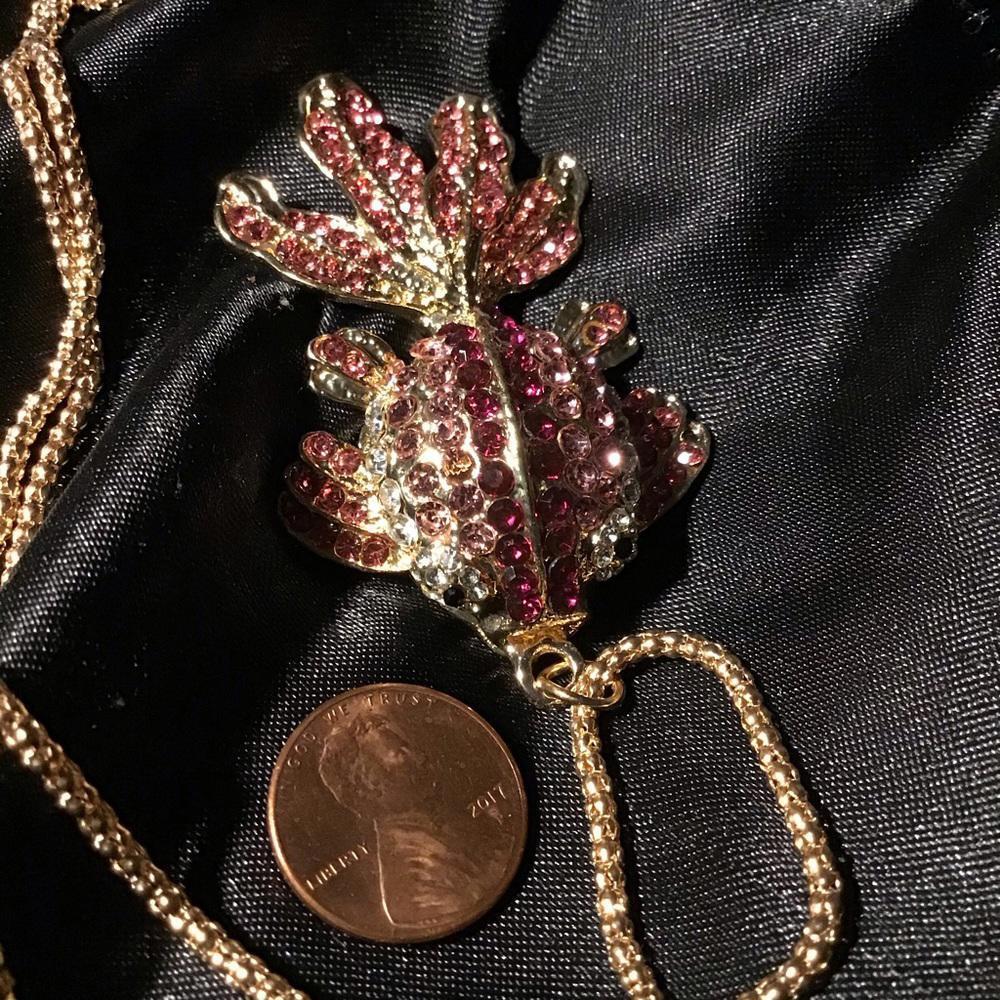 26.5” Goldfish Pink Necklace